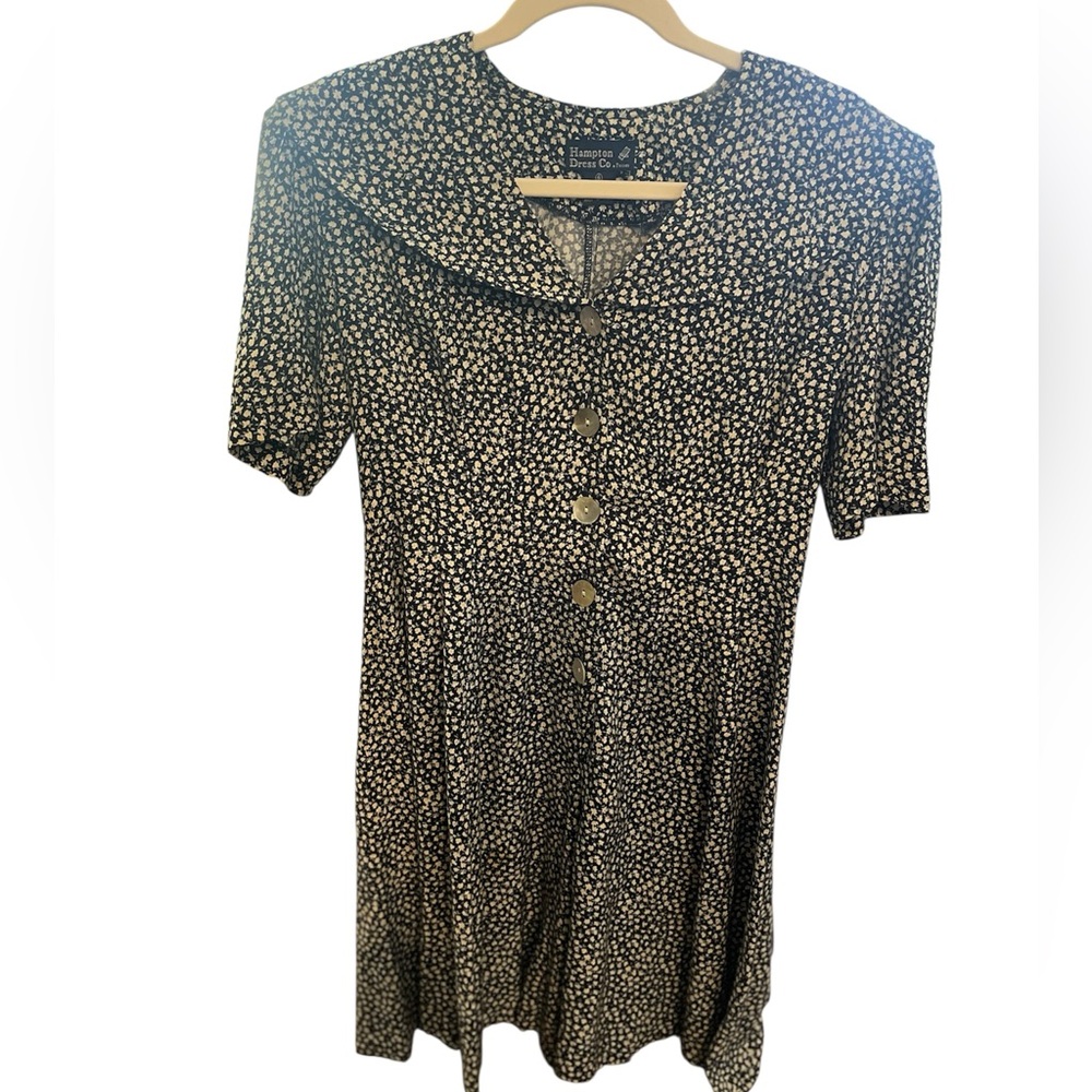 Hampton Dress Co & Petites Vintage 90’s Dress Romper Cottagecore 🎀